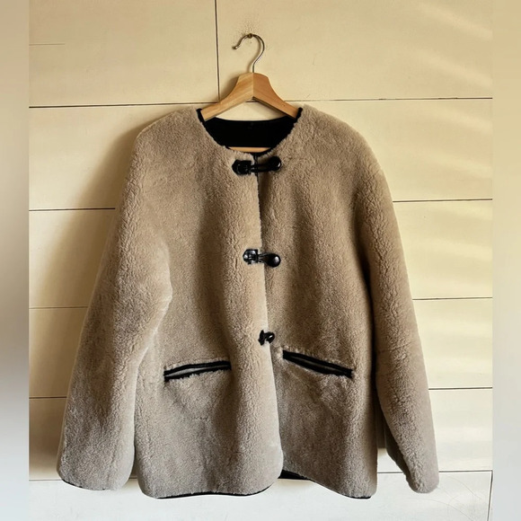 MANGO Faux Fur Coat - Picture 7 of 13
